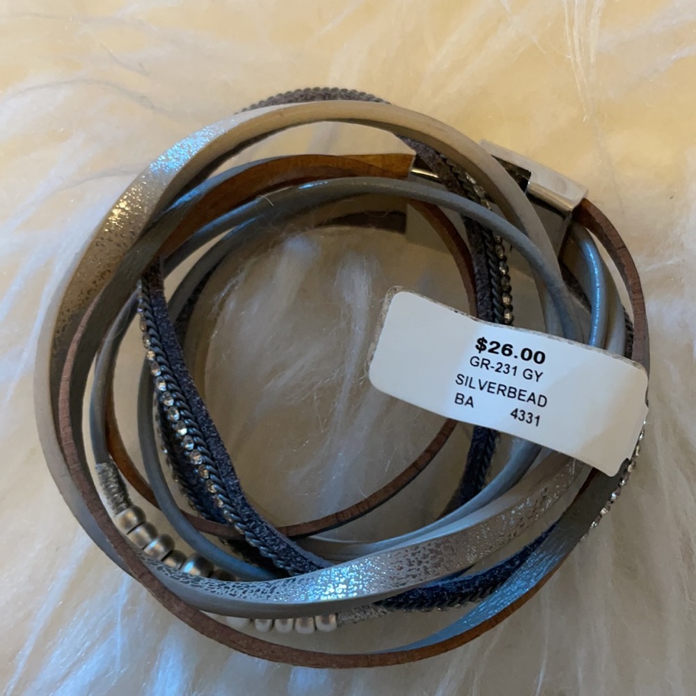 NWT leather wrap bracelet